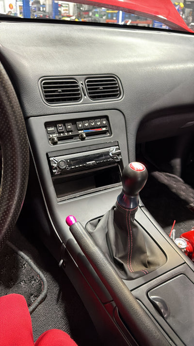 Nissan Silvia S13 / 180SX / 200SX / 240SX Center Console Radio & Shifter Trim with Shift Boot Retainer, LHD & RHD