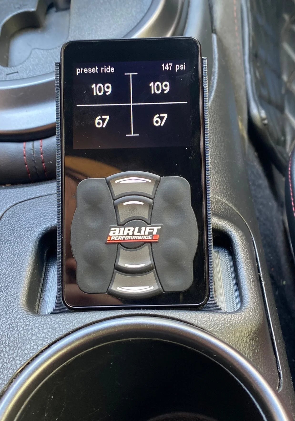 Nissan 370Z Airlift Performance Controller Mount - Angled - Lunar Loox