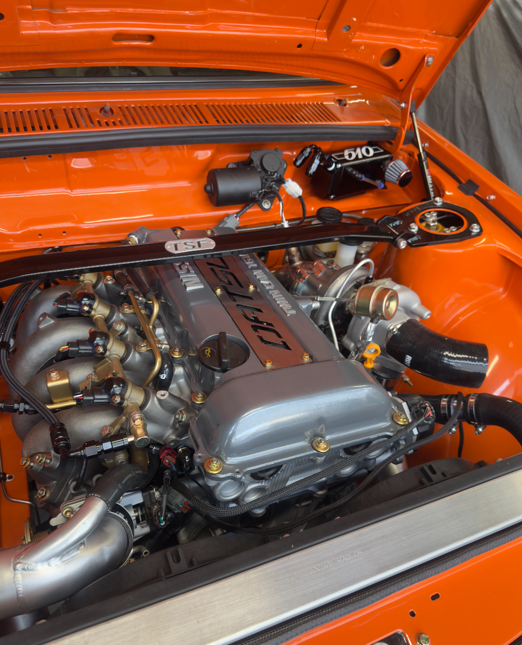 Nissan SR20 (non-VCT) Front Engine Wiring Guard